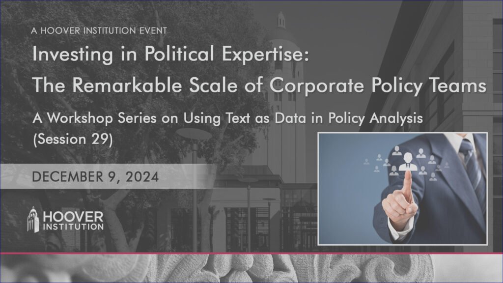 Harnessing Political Savvy: The Growing Impact of Corporate Policy Teams | Mining Text for Policy Insights